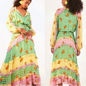 Farm Rio picnic print dress